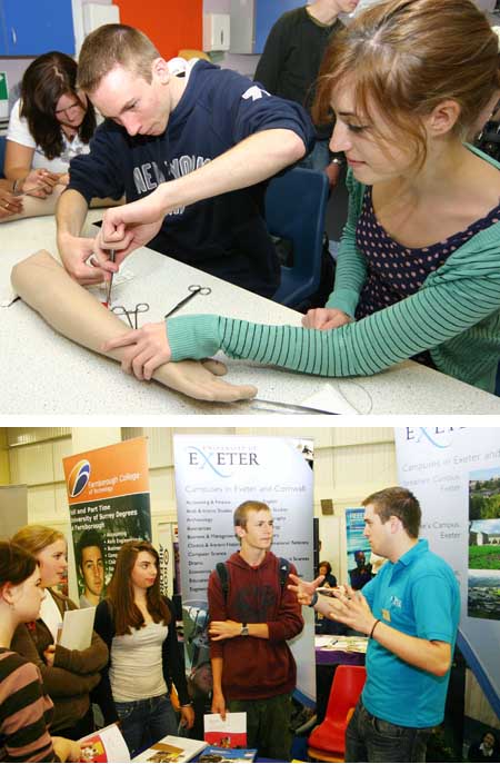 students at moving on day